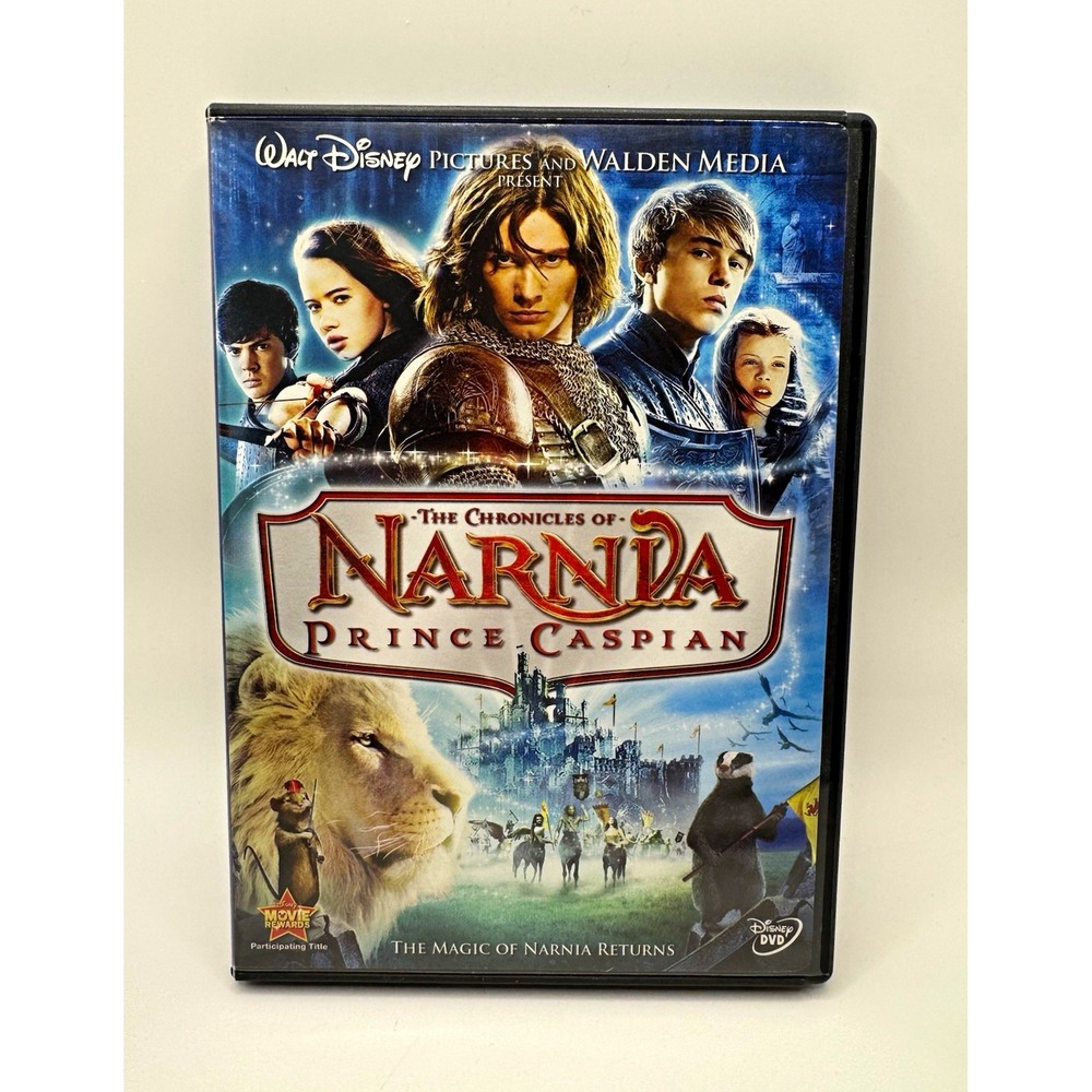 Walt Disney Pictures Narnia Prince Caspian DVD 2008 PG R1 EN/FR/ES Comm.
